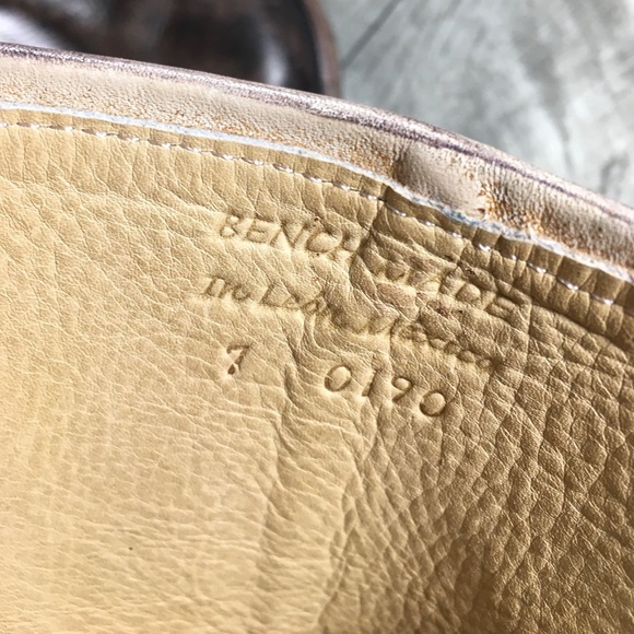 BED STU 190 Distressed Brown Leather Womens Riding Short Inside Zip Boots Size 7 - Picture 10 of 10